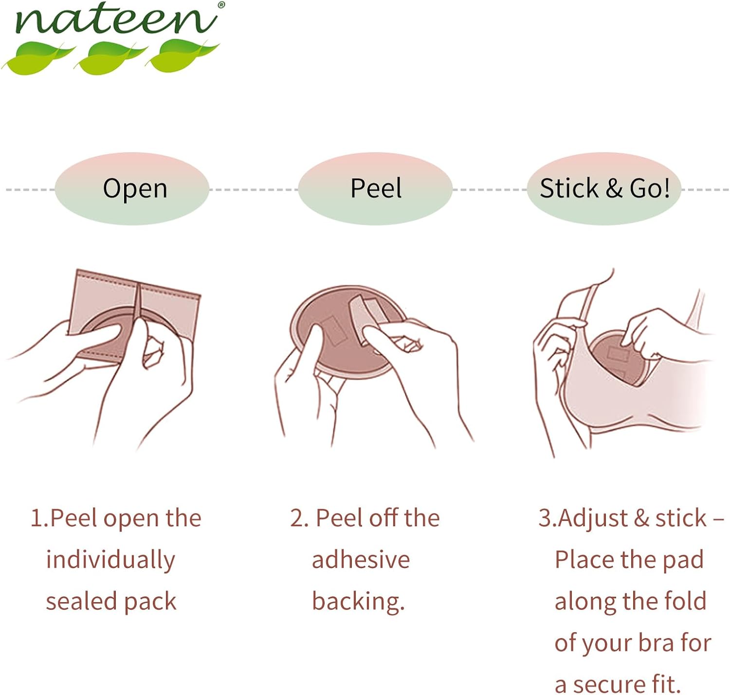 Open, peel, stick and go