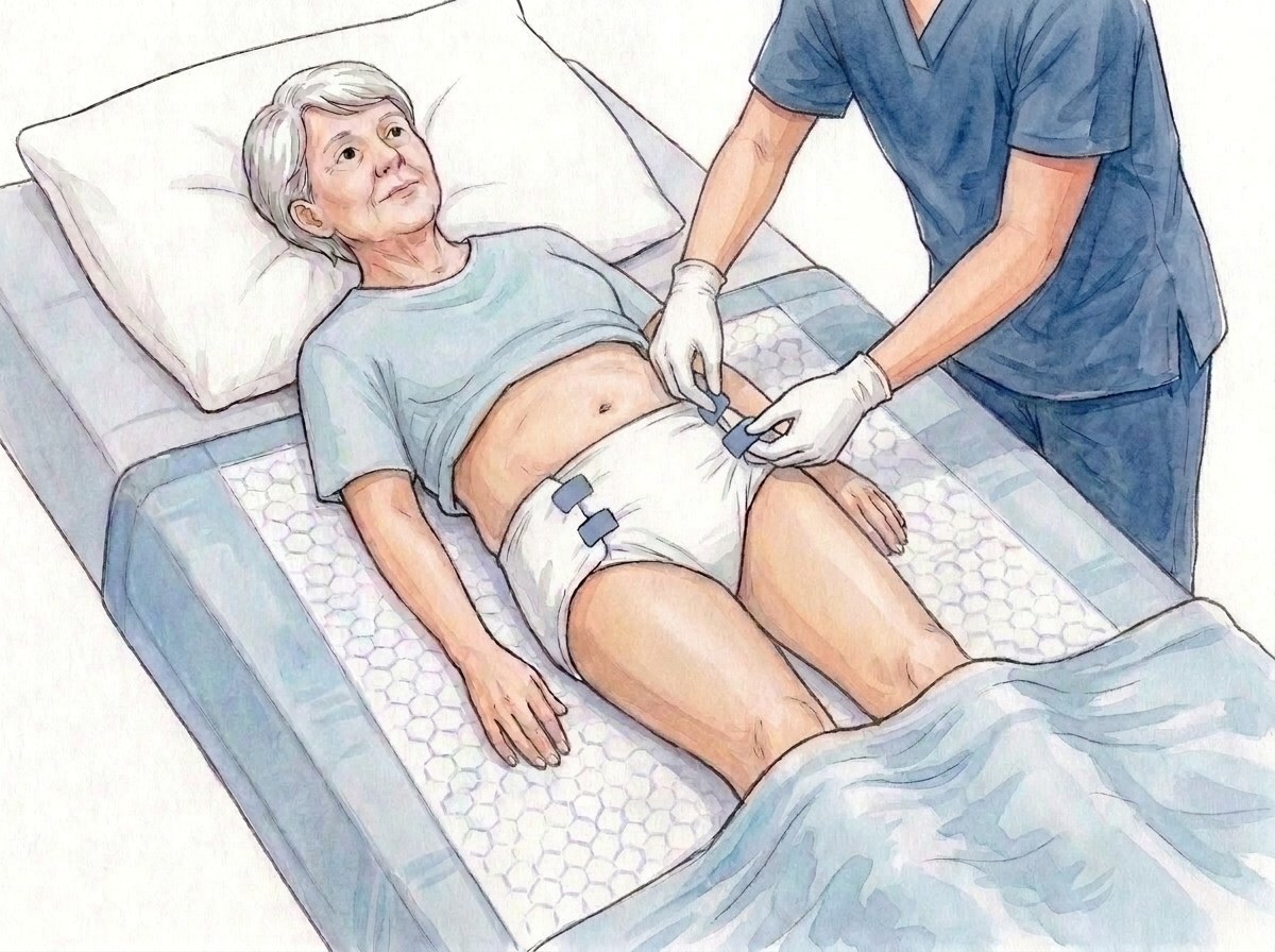 10. Užsekite keturis lipdukus po vieną, iš nugaros į priekį, pilvo lygyje